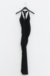 OUDE WAAG knitted slim dresses OW-23SS-DS06 black